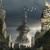 Environmental Art of a Space Elevator in Dark Potential