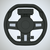 Steering Wheel Only, Black