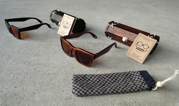 main The First Urushi covered wooden sunglasses in the World