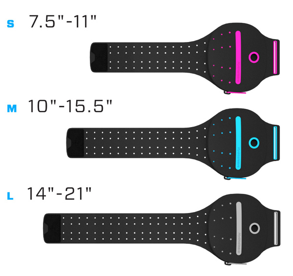 Size Chart Small, Medium, Large