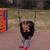 Bella swinging at school