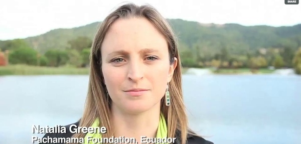 Natalia Greene of the Pachamama Foundation for We the People 2.0 Natalia Greene of the Pachamama Foundation for We the People 2.0