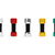 Arctic White, Cherry Red, Stainless Steel, Sunny Yellow & Emerald Green