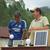 Young man learning about solar