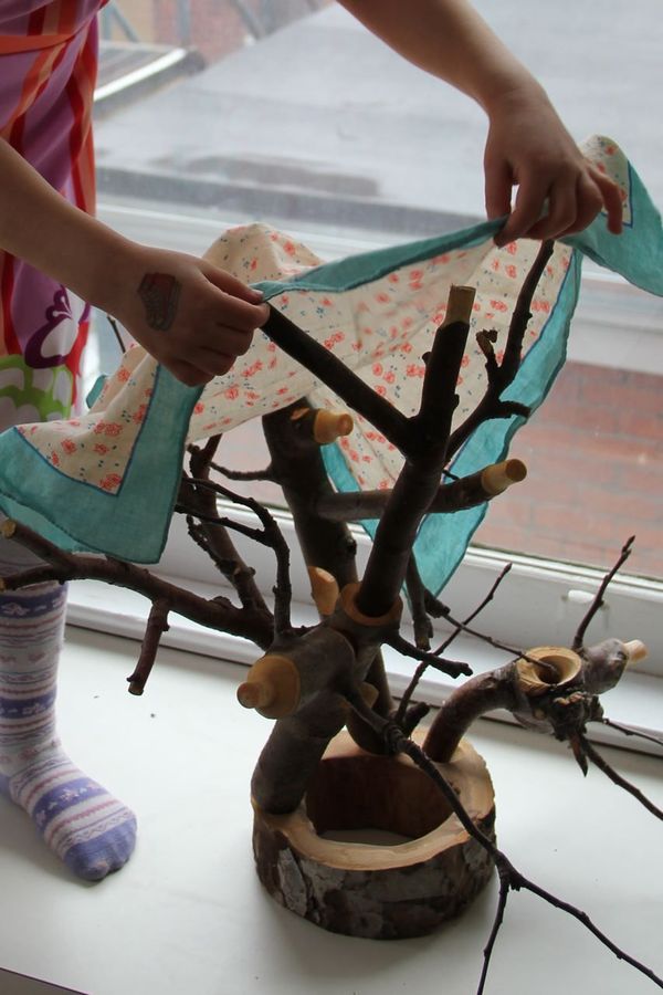 spirit tree with cloth