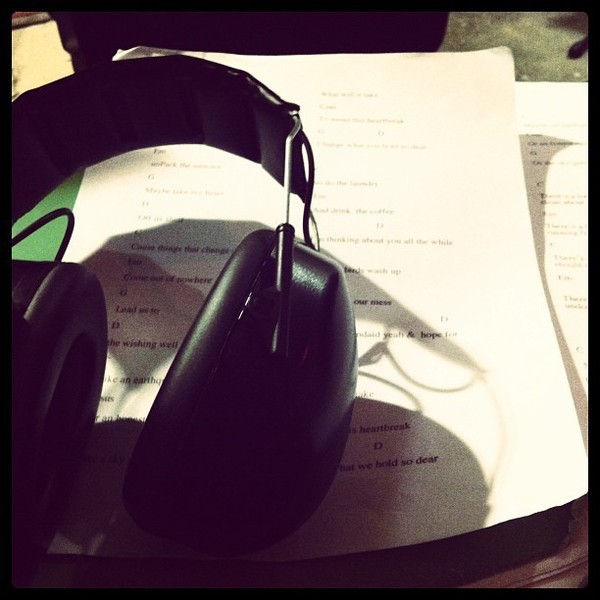 back in the studio