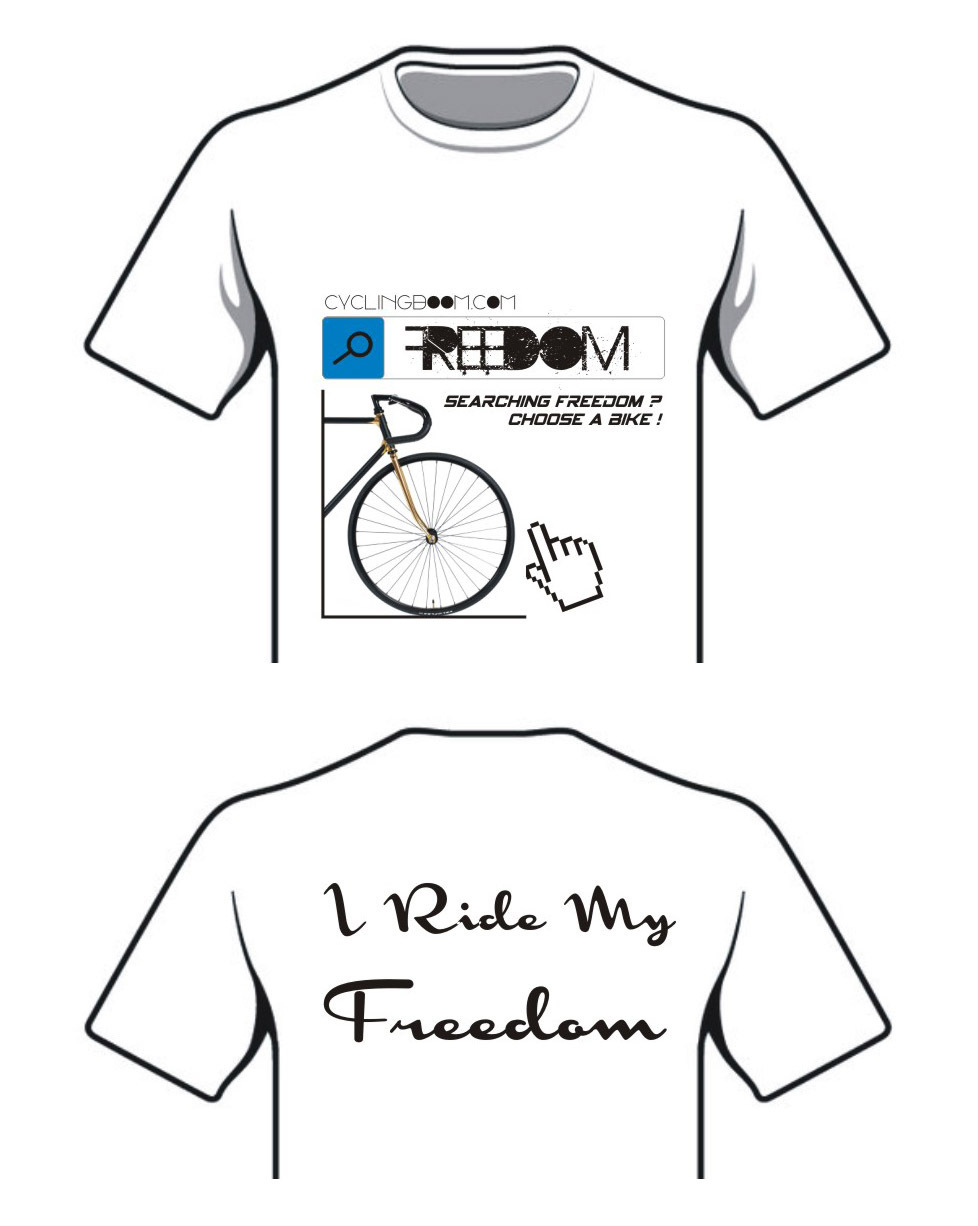 T-Shirt Cyclingboom Searching for freedom, I Ride My Freedom