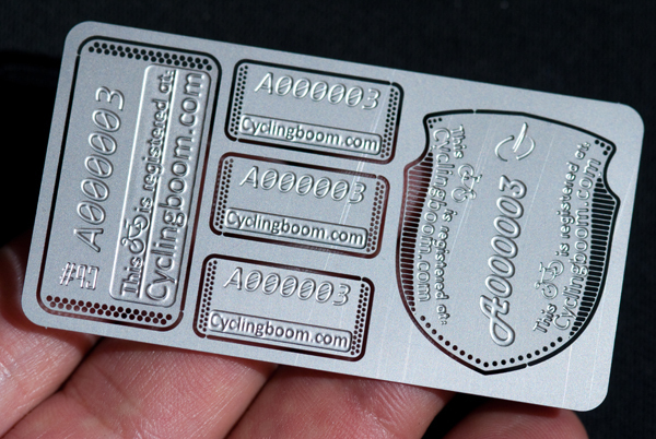 Bicycle Tags | A-Series