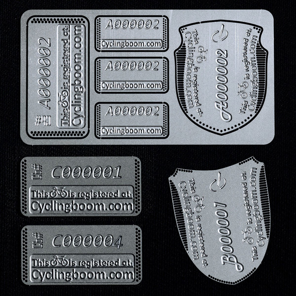 Bicycle Tags|Family Kit