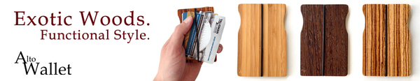 New Wood Wallets - Alto Wallet